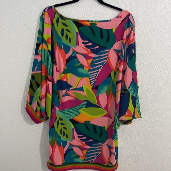 NWT- Trina Turk- Rainforest Swim tunic cover-up- Size Medium - Picture 10 of 12